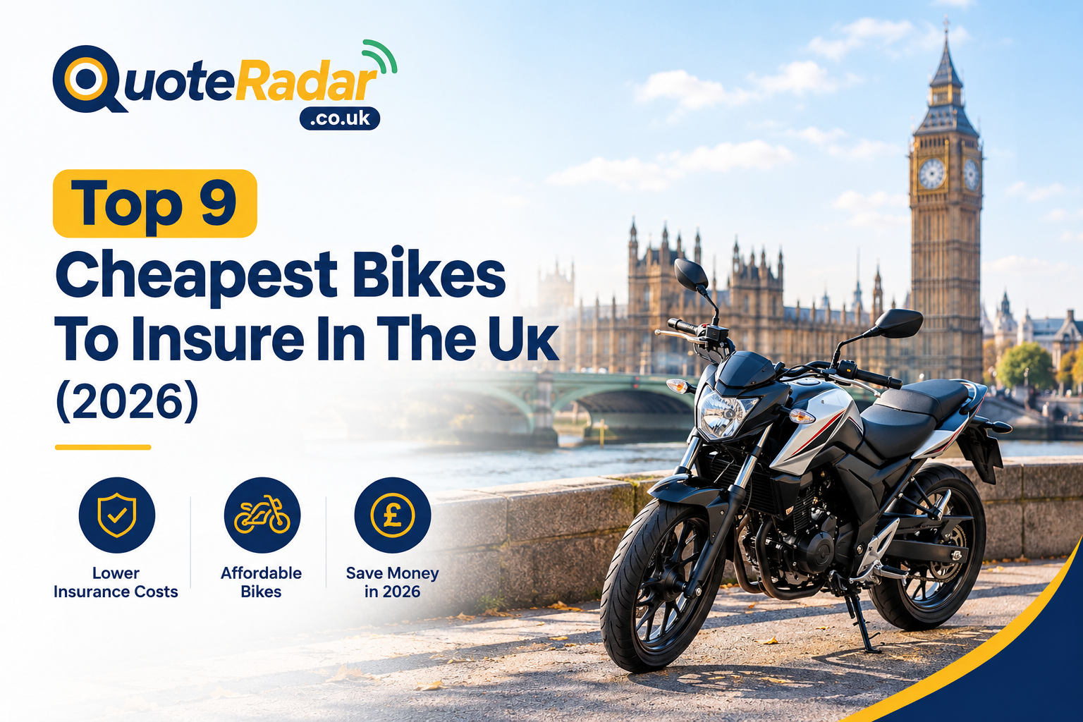 Top 9 Cheapest Bikes to Insure in the UK